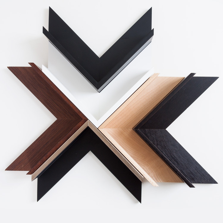 Canvas print frame options