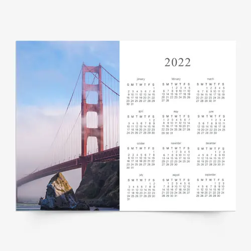 11x8½" Magnetic Calendar